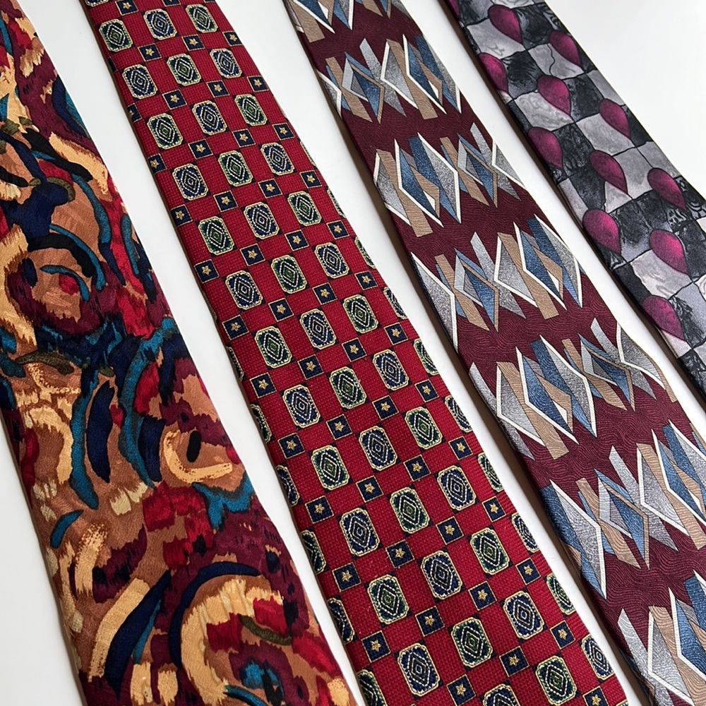 4pk assorted ties